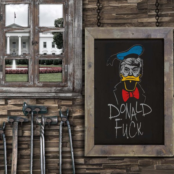 Donald Fuck Damen Fashionshirt