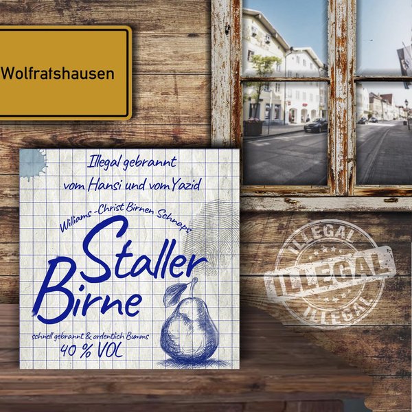 Staller Birnen-Box (Williams-Christ Birnen Schnaps)